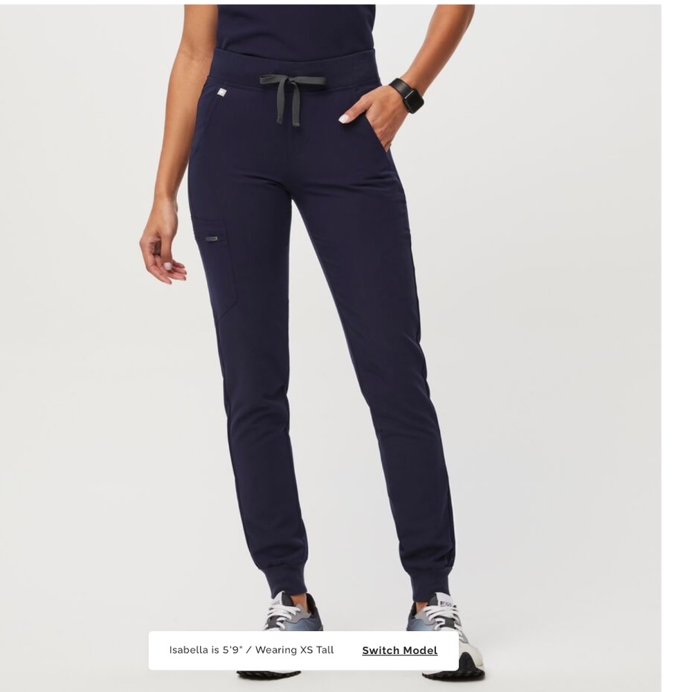 FIGS Womens M Navy Zamora Jogger